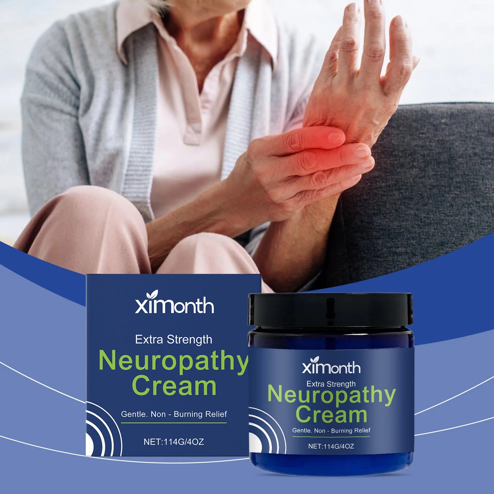 Ximonth Mint Leaf Joint & Muscle Care Cream 114g Body Therapy