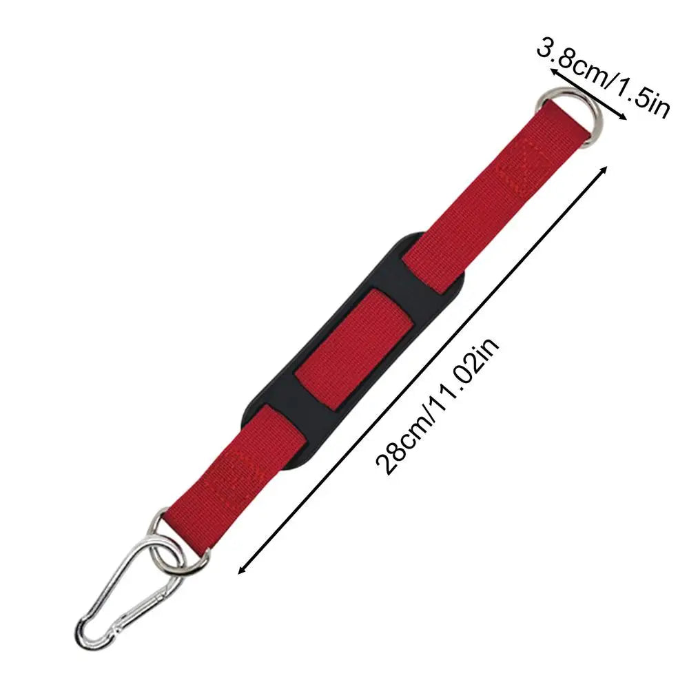 Punch Bag Hanger Strap Boxing Bag Holder Heavy Duty Strap for Tree Home Fitness Gear Women Men Exercises Equipment for Sandbag Oasis Select Red