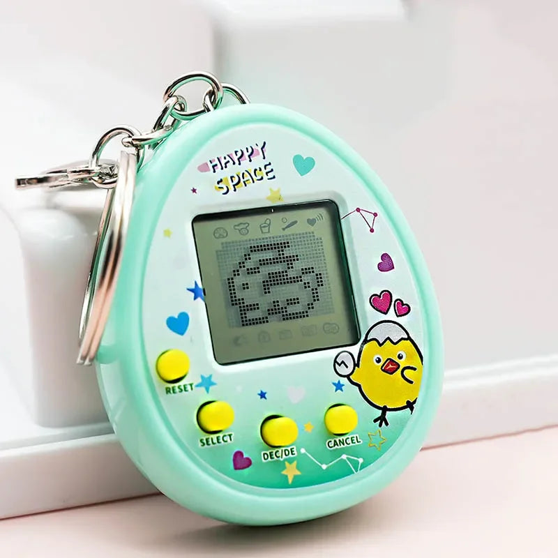 Electronic Pets Game Toys Virtual Tamagotchi Nostalgic Virtual Cyber Digital Animals Toys For Kids Child Oasis Select green