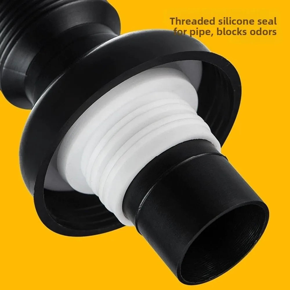 Anti-odor Basin Drain Dual-use Bathroom Accessories Hand Basin Drainage Component Horizontal and Vertical Drainage Oasis Select