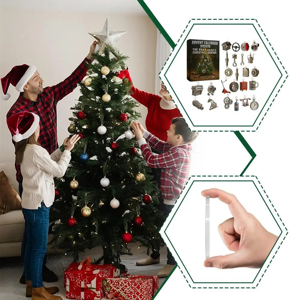 2025 Advent Calendar – 24-Day Mini Auto Tools Gift for Mechanics Advent Calendar Oasis Select