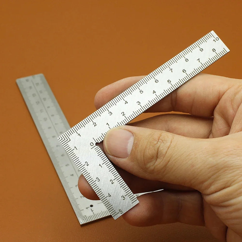 Mini Framing Ruler L Square Stainless Steel Right Angle Ruler Precision Measuring Layout Tool For Building Framing Gauges Oasis Select