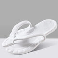 Foldable Portable Slippers for Travel Men Women Anti Slip Lightweight Flip Flops for Swimming Shower Beach Hotel Gym Use Oasis Select 44-45 White