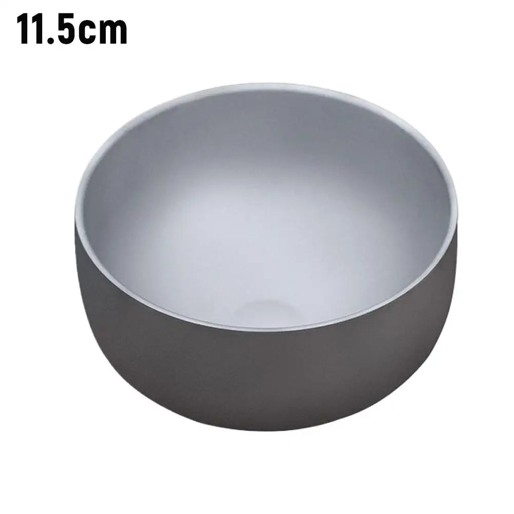 Titanium Camping Bowl Pure Titanium Heat-Resistant Lightweight Durable for Outdoor Camping Travel BBQ Picnic Backpacking Oasis Select 11.5cm