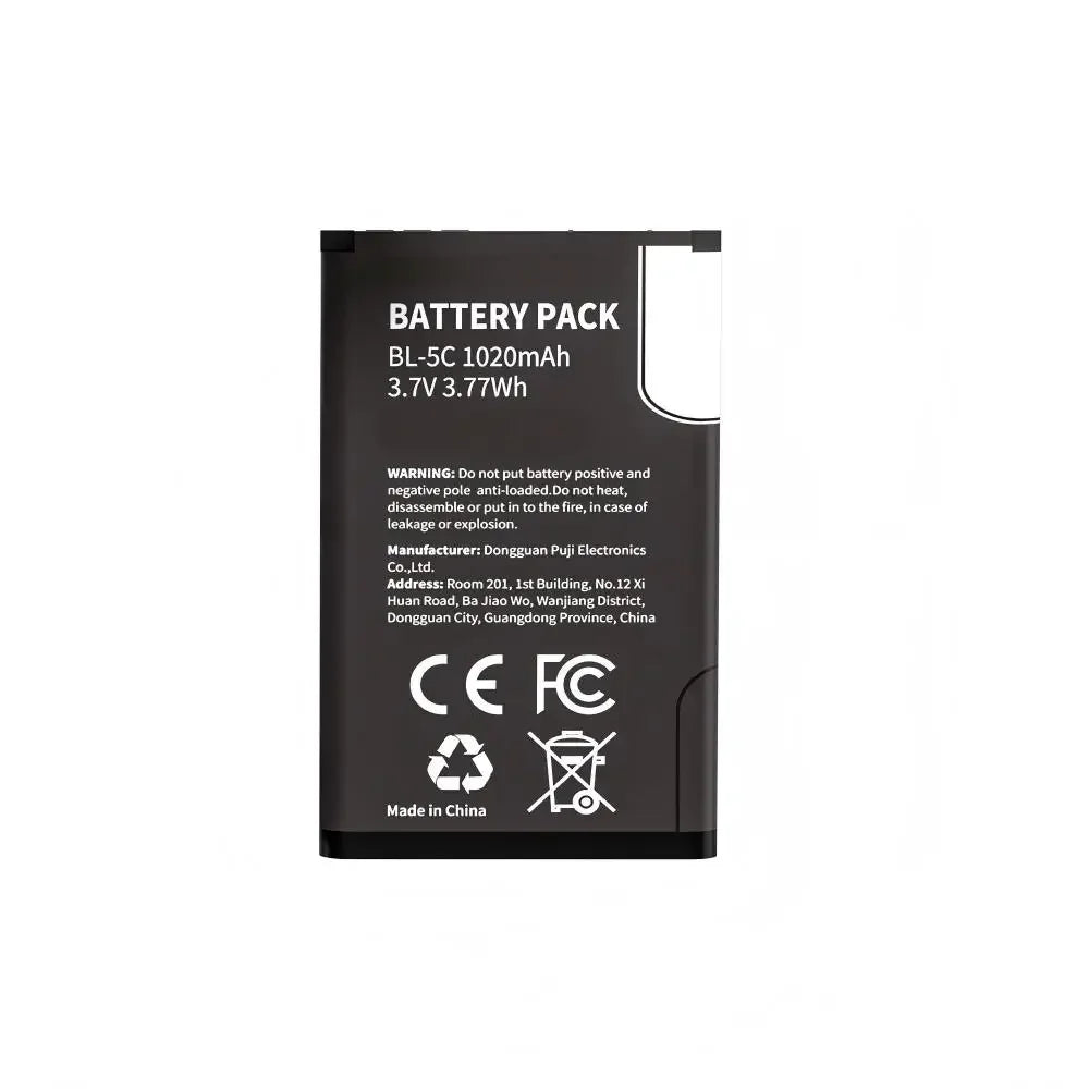 patozm BL-5C Rechargeable Batteries For Broadcast radio / Nokia 1100 1110 1200 1208 1280 1600 2600 2700 3100 3110 5130 6230i Oasis Select 1 battery