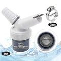 Dishwasher Washing Machine Drain Adapter Double Connection Y 1 1/4 Inch 40Mm Y-type Fork Drain Extension Hose Connector Oasis Select Double Connection Y
