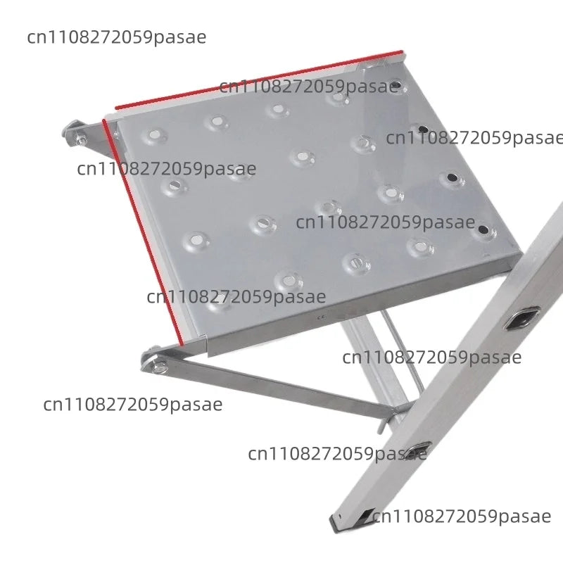 Triangle Ladder Shelf Workbench Platform – Tool Storage Tray