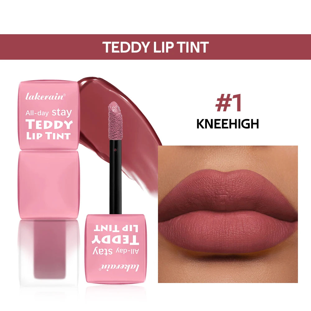 12H Matte Lip Stain Tint 6 Shades Waterproof Long Lasting Lip Gloss Anti-Smudge Non-Transfer Soft Lip Glaze Beauty Makeup Oasis Select Color 1