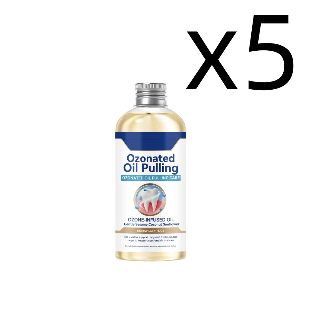 Mint Mouthwash Deep Oral Clean Instantly Fresh Breath Reduce Gum Trouble Remove Bad Smell Lasting Cool Taste Refresh Mouthwash Oasis Select 80ml X 5PCS One Unit adults
