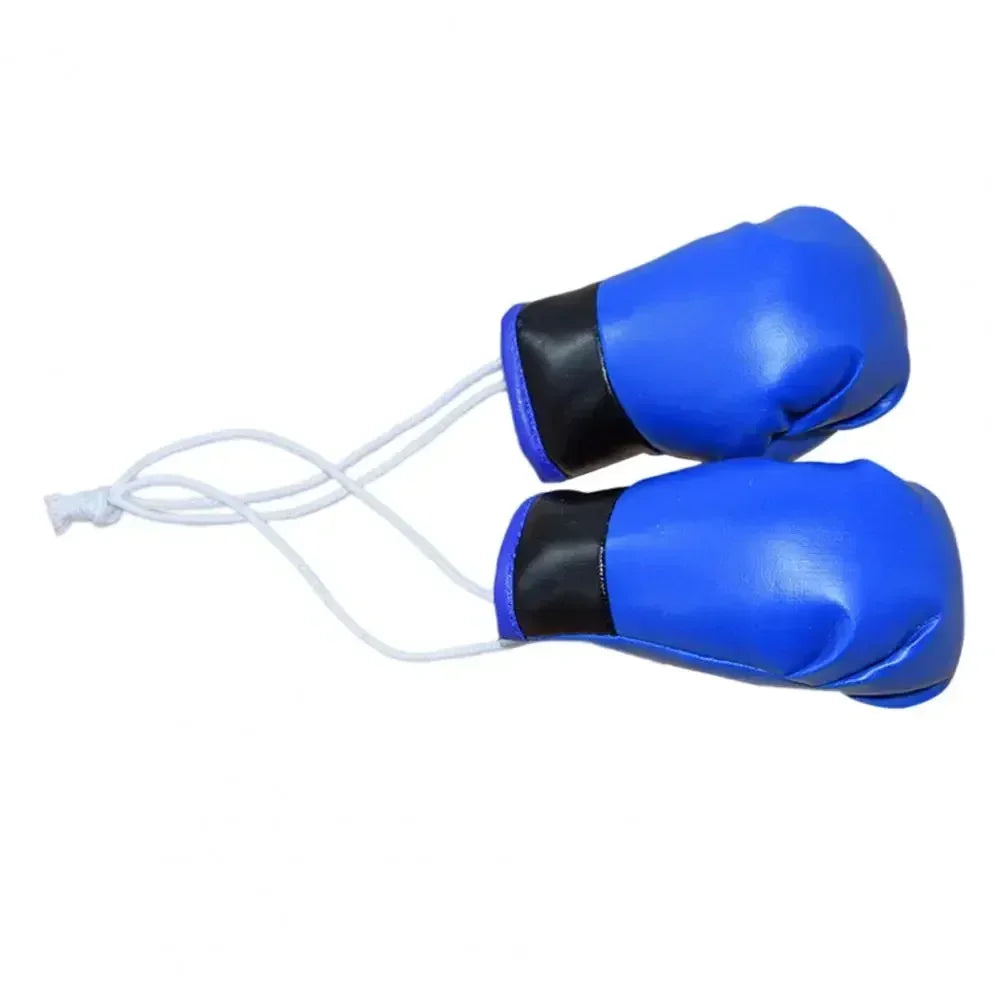Miniature Boxing Gloves Punching Bag Backpack Hanging Pendant Collectible Souvenir for Party Decorations Oasis Select Blue-1pc