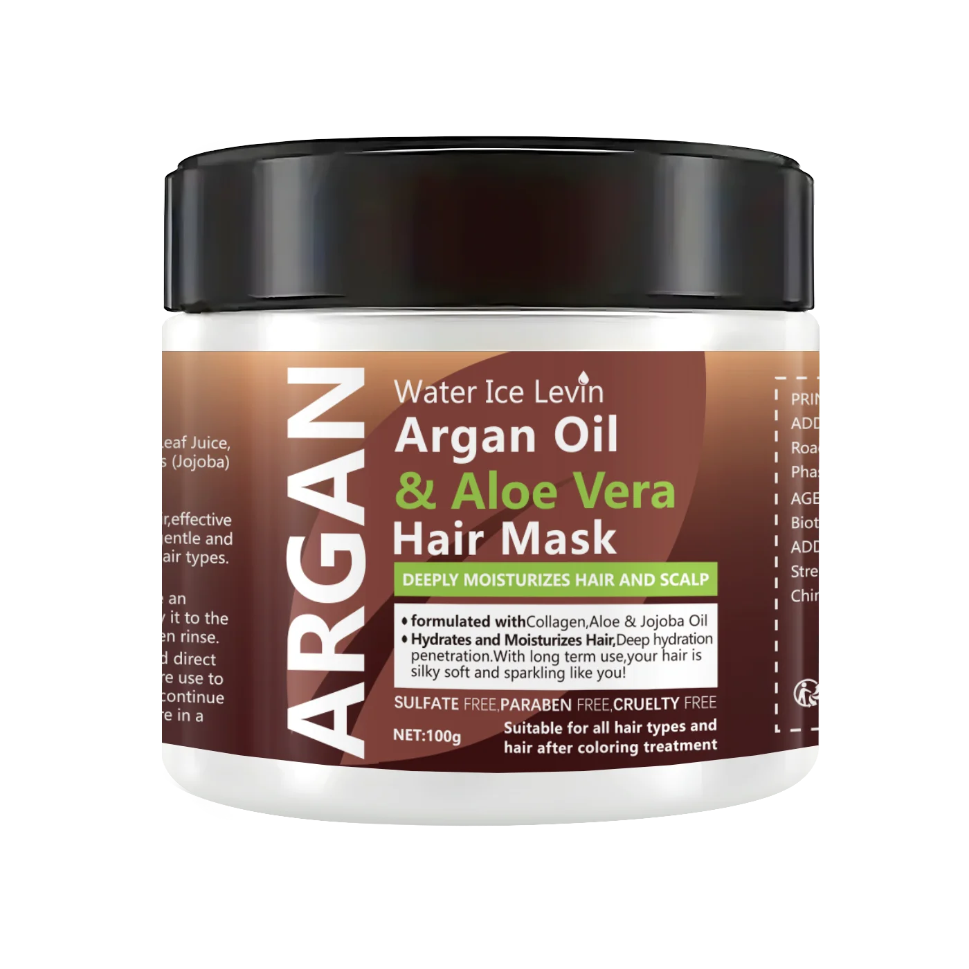 Argan Oil & Aloe Vera Keratin Hair Mask – Repair & Moisturize Keratin Hair Mask Oasis Select 1pcs