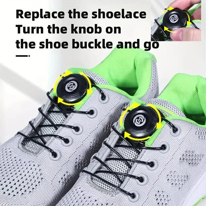 No-Tie Swivel Buckle Shoelaces – 90cm Polyester | 1 Pair