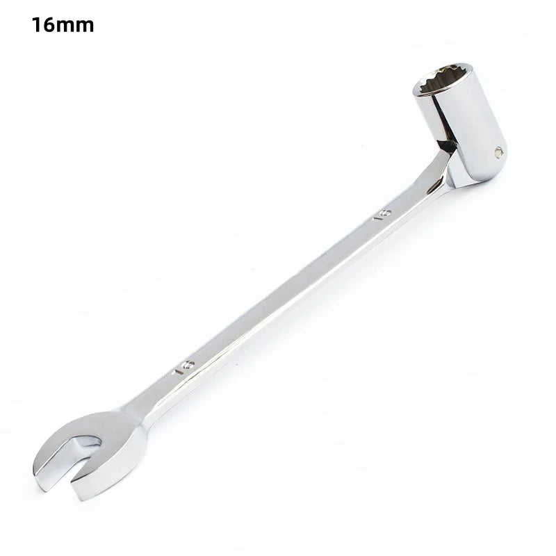 Double End Swivel-Socket Wrench Tool Activity Sockets Set Tools,Metric Swivel Head Flexible Socket Wrench Spanner CRV Steel Tool Oasis Select 16mm