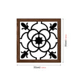 Wooden hollowed out UV printed wood grain home wall decoration can be pasted with living room and bedroom murals room decor Oasis Select MZ436-A 30cm x 30cm