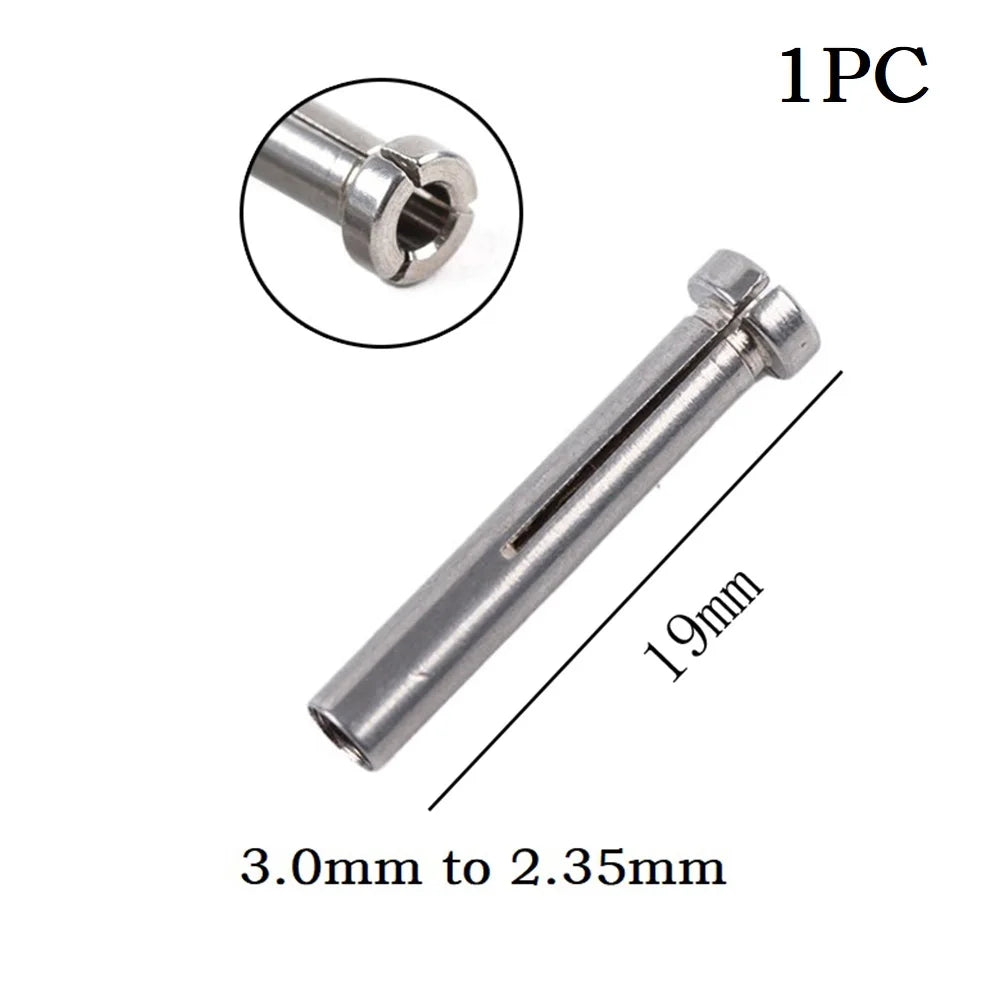 Conversion Head Electric Drill Clamping Engraving Chuck Drill Converter 3/3.175 To 2.35mm Shank Collect Sleeve Oasis Select 3mm to 2.35mm