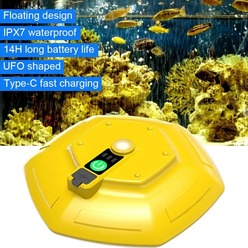 Outdoor Aerator Pump UFO Float Aerator Portable Float Fishing Small Aerator Fishing Automatic Oxygen Machine Oasis Select