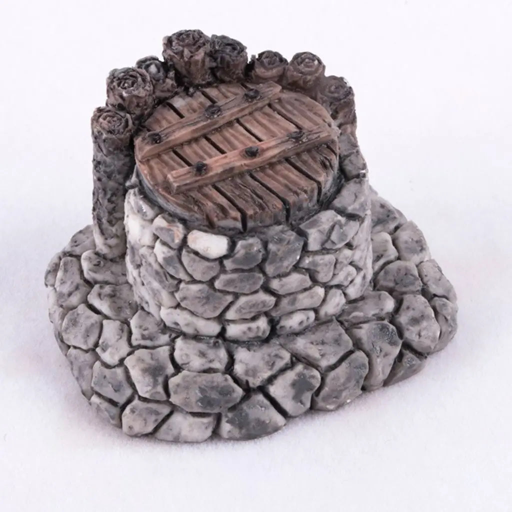 Resin Miniature Figurine House Model | Bonsai & Home Decor