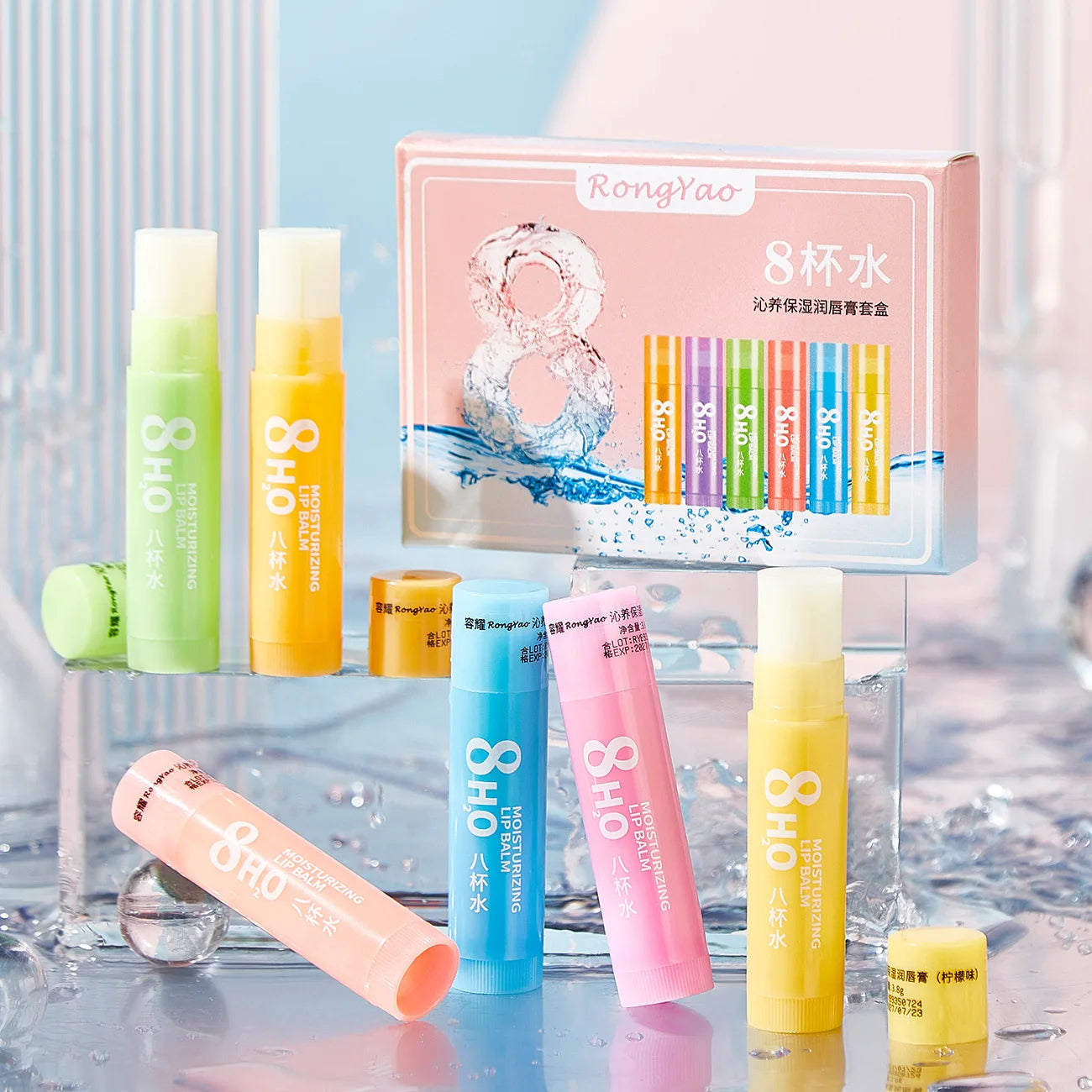 Moisturizing Lip Balm – Hydrating, Nourishing & Alcohol-Free Lip Balm Oasis Select 6pcs