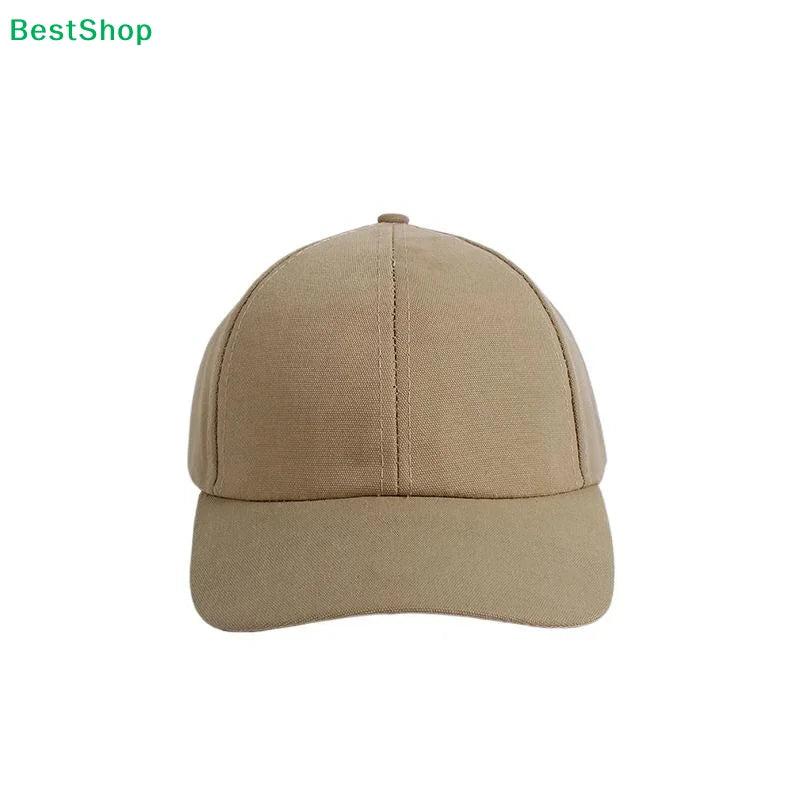 Solid Color Baseball Cap Sun Hat for Women – All Seasons