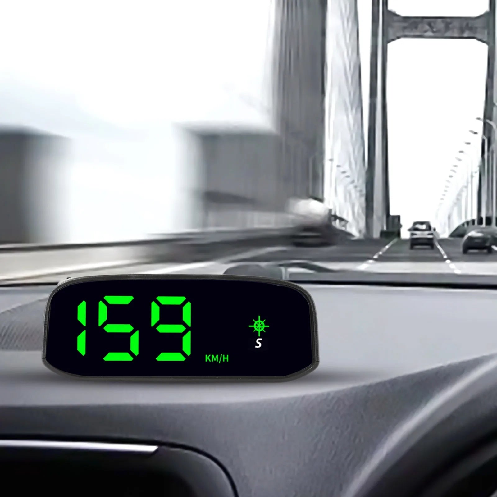 Compatible For Most Cars Solar GPS Speedometer Day And Night Driving Gps Speedometer With Compass Solar Power Supply Oasis Select