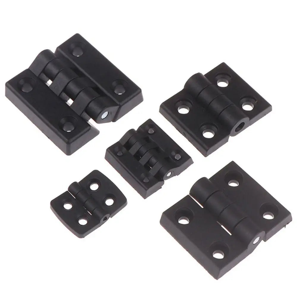 Professional ABS Plastic Plastic Door Hinge Black Durable Cabinet Door Hinge Wear-resistant Hardware Door Bearing For Furniture Oasis Select