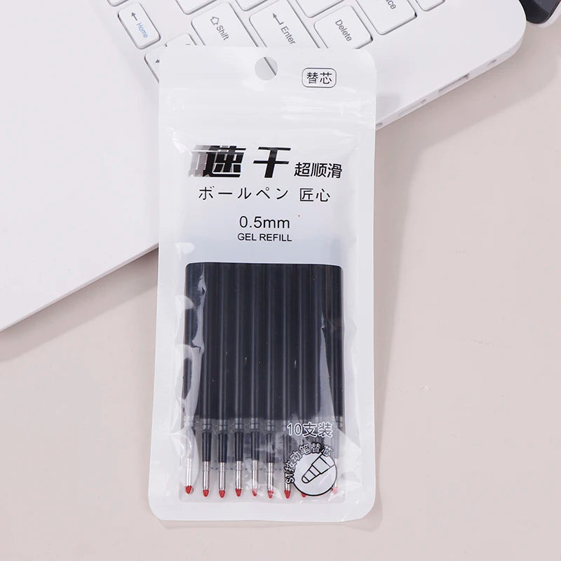 0.5mm Small Thick Core Fat Mini Pocket Pen Neutral Quick Dry Waterproof Uniball One Push Portable Oasis Select A10