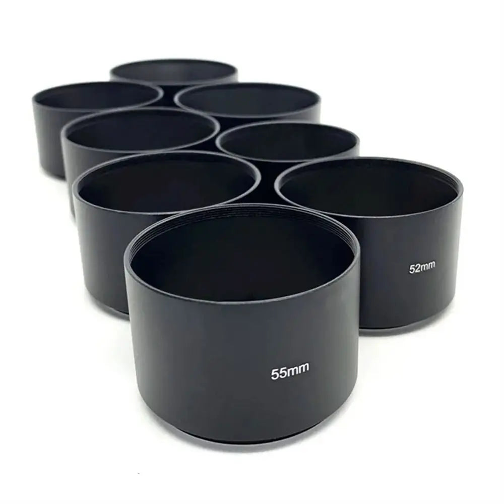 49mm 52mm 55mm 58mm 62mm 67mm 72mm 77mm Long Metal Lens Hood for Camera Lens Hood Lenses Accessories Oasis Select
