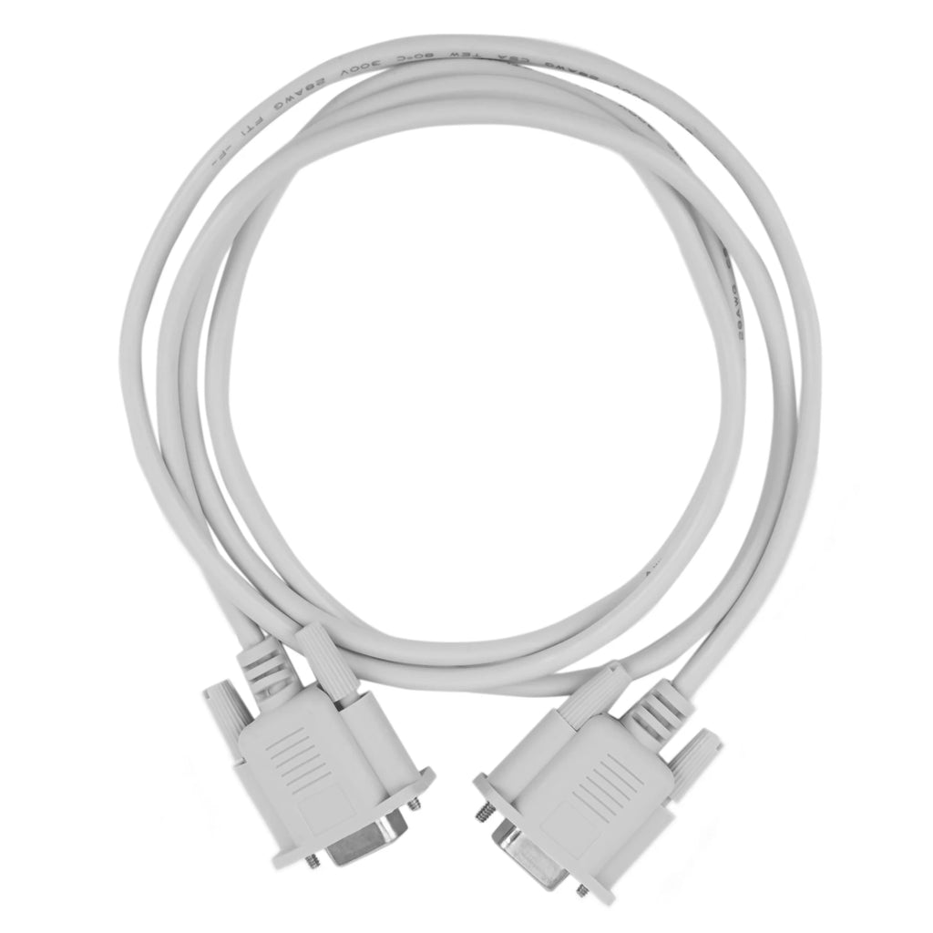 1PC 5ft F / F Serial RS232 Null Modem Cable Female to Female DB9 FTA Connection 9 Pin Data COM Cable Converter PC Accessory Oasis Select