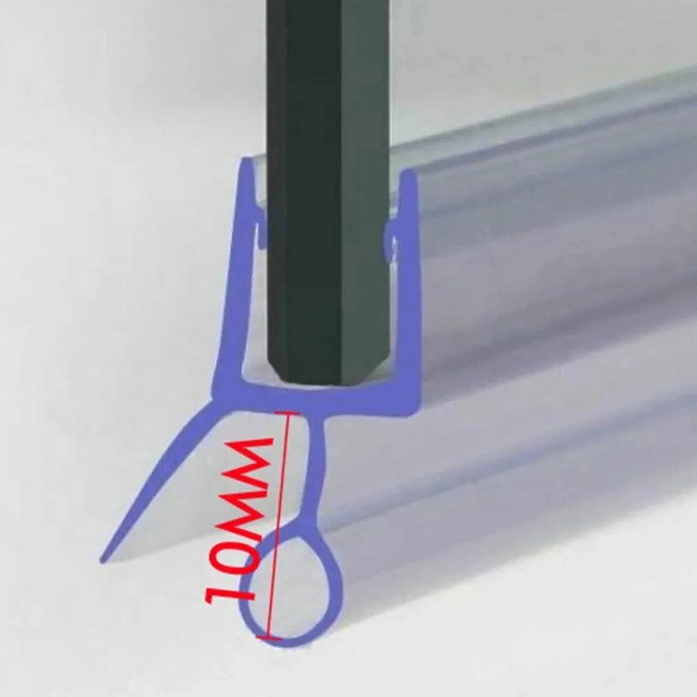 4-6mm Up to 30mm Gap Bath Shower Screen Door Seal Strip Weatherstrip Seal Shower Door Seal Water Deflector Bathroom Accessories Oasis Select