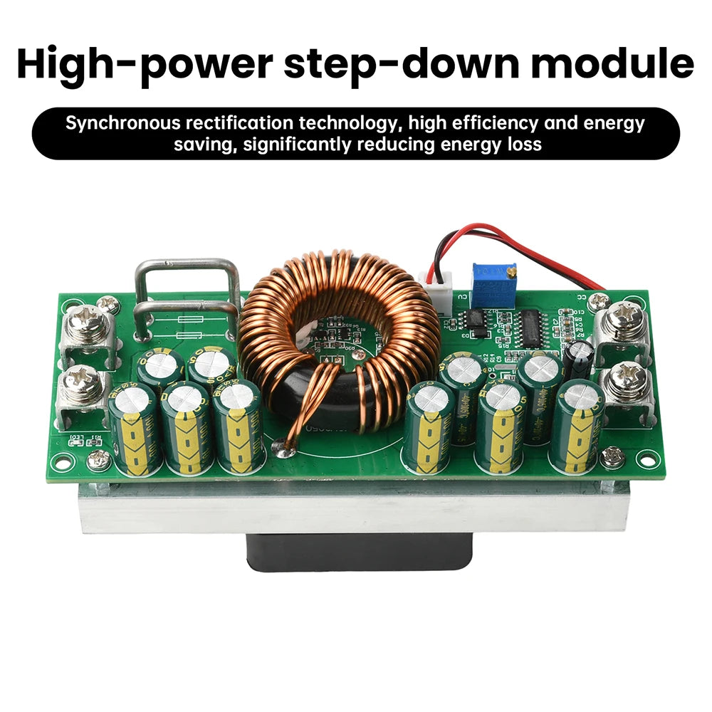 1500W/1200W DC-DC Buck Converter 15-90V to 2.5-72V 30A 50A Constant Voltage Adjustable Step-Down Module High Efficiency Oasis Select