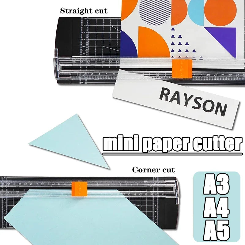 A4/A5 Mini Paper Cutter with Pull-out Ruler for DIY Office Home Stationery Photo Trimmer Scrapbooking Light Cutting Mat Machine Oasis Select