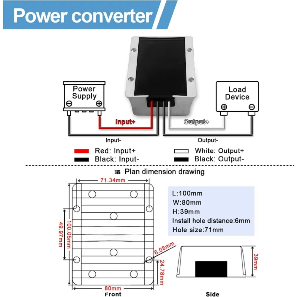 24V to 36v 5A-30A Power Supply Transformer Adapter Boost Converter DC/DC Voltage Regulator 24V-36V Booster Module Car Boat Oasis Select