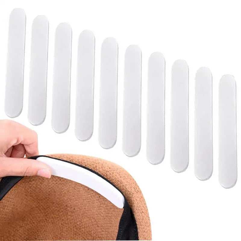 Hat Size Adjuster 10 Pieces Hat Adjusting Tapes Adhesive Pads Hat Size Reducing Bands For Bucket Hats Fisherman's Hats Baseball Oasis Select