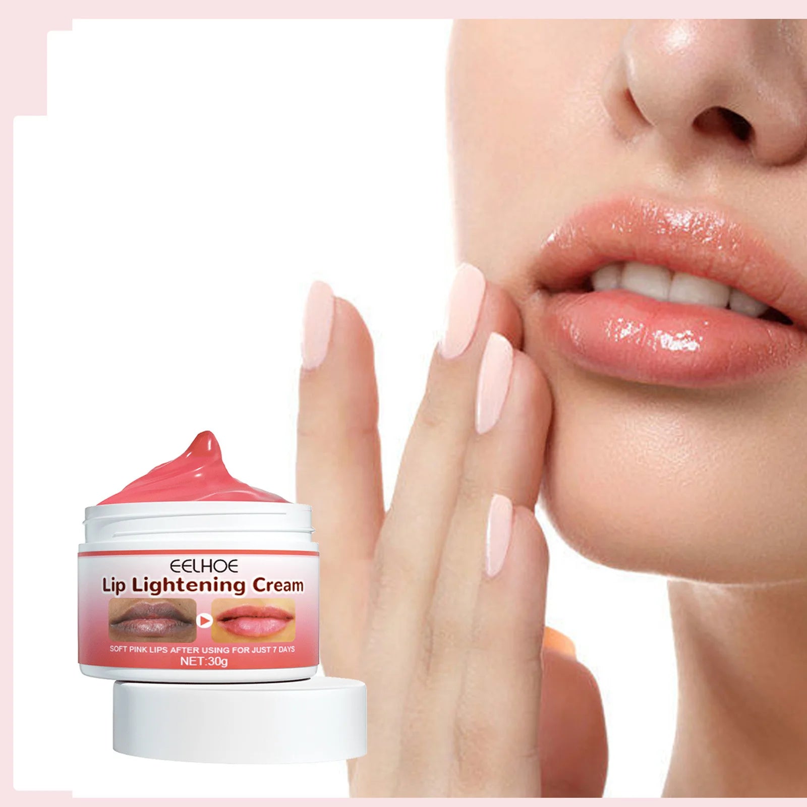 EELHOE Lip Brightening Cream – Lighten Dark Lips & Moisturize Lip Treatment Cream Oasis Select