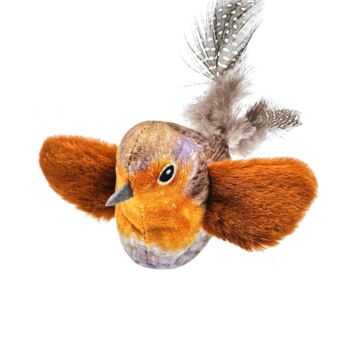 Hanging Cat Toy Real Feathers Catnip Dangling Interactive Teaser Kitten Pet Supplies Indoor Play Exercise Gift Cats New 2026 Oasis Select Brown