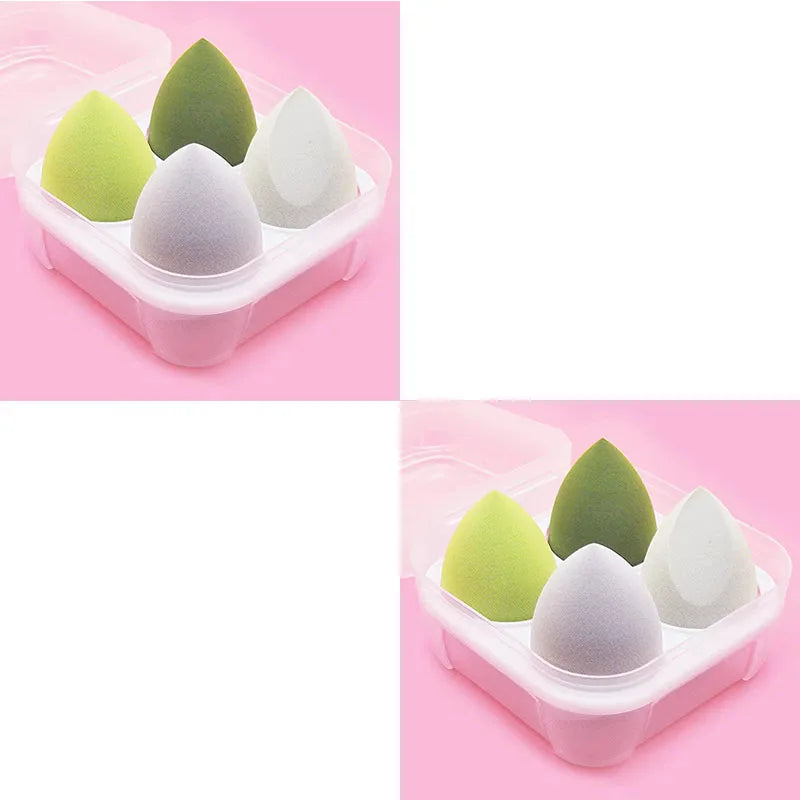 4/8/12/16pcs Makeup Sponge Blender Beauty Egg Cosmetic Puff Foundation Sponges Powder Puffs Women Make Up Accessories Oasis Select 8pcs green boxes