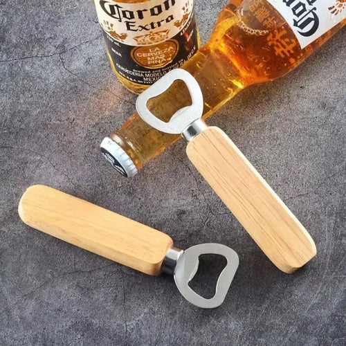 10pcs Beer Bottle Opener Wooden Bottle Opener For Home Kitchen Bar Restaurant Party Gift Kitchen Accessories Gadget Oasis Select