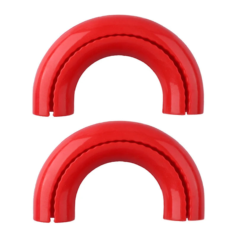 1 Pair Cars Exterior Accessories D-Ring Towing Hook Sleeve For F150 2004-2024 Red D Ring Towing Hook Sleeve Oasis Select Red