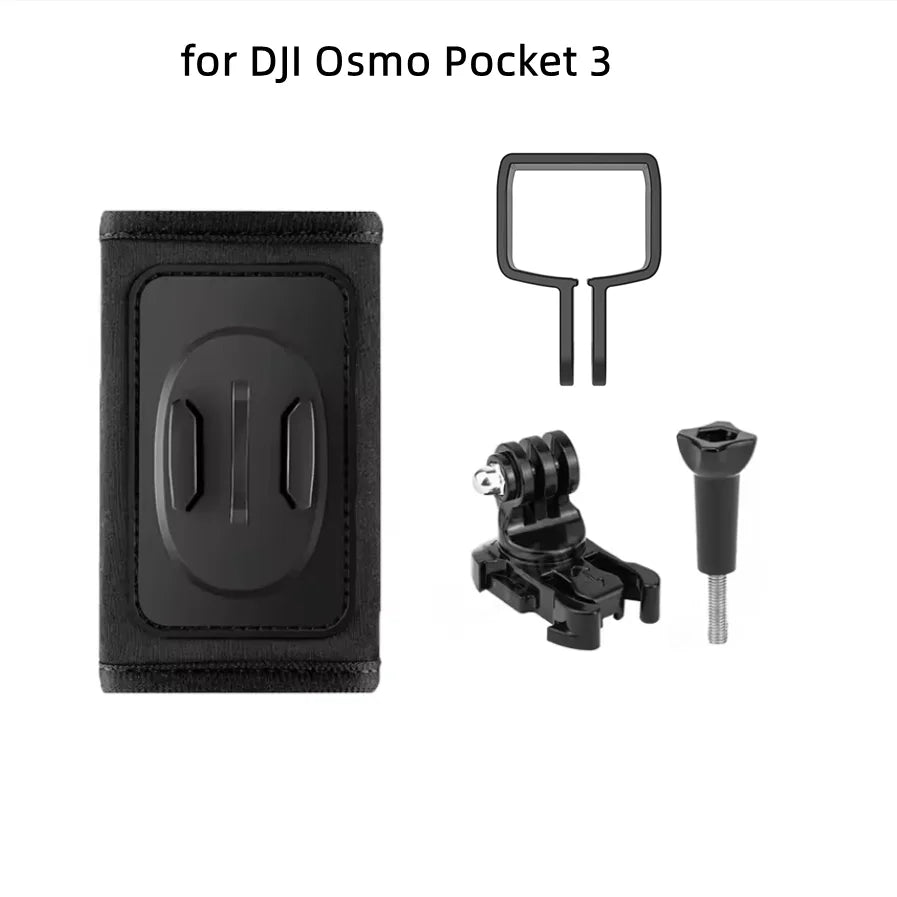360° Rotating Backpack Strap Mount for GoPro, DJI & Insta360