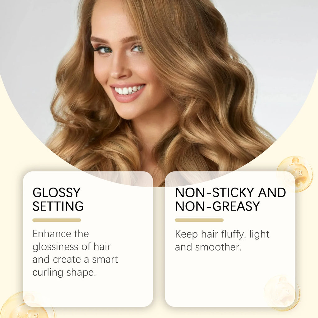 Hair Cream for Curly Hair Smoothing Air Dry Cream Keep Hair Fluffy Increase Elasticity Lasting Shaping Reduce Frizzy Hair Care Oasis Select
