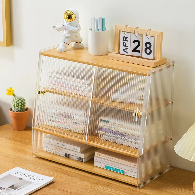 Simple desk bookshelf Student dormitory desktop shelf Desk multi-layer storage rack Desk corner small bookcase Oasis Select