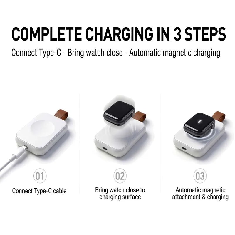 USB-C Magnetic Smartwatch Charger – S8 Pro, DT3, S8 Pro Max Smartwatch Charger Oasis Select