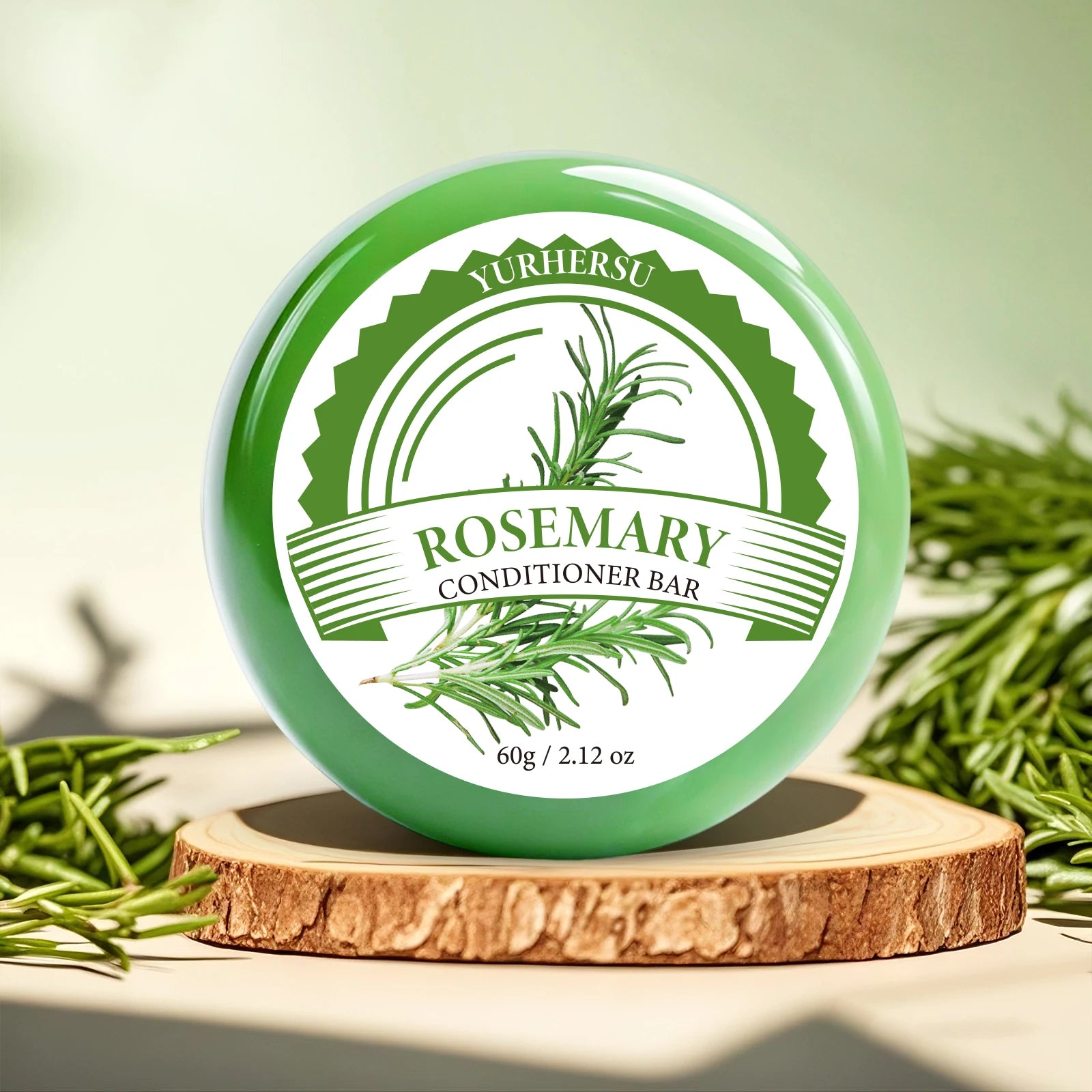 Rosemary Shampoo Bar – Sulfate-Free, Balances Scalp & Volume Solid Shampoo Bar Oasis Select 1pcs