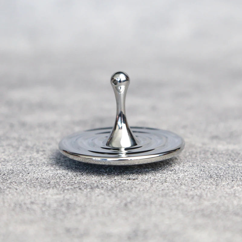 Zinc Alloy Enchanting Teardrop Fidget Spinner - Rotating Desk Top Stress Reliever for Adults and Children, Unique Gift Oasis Select
