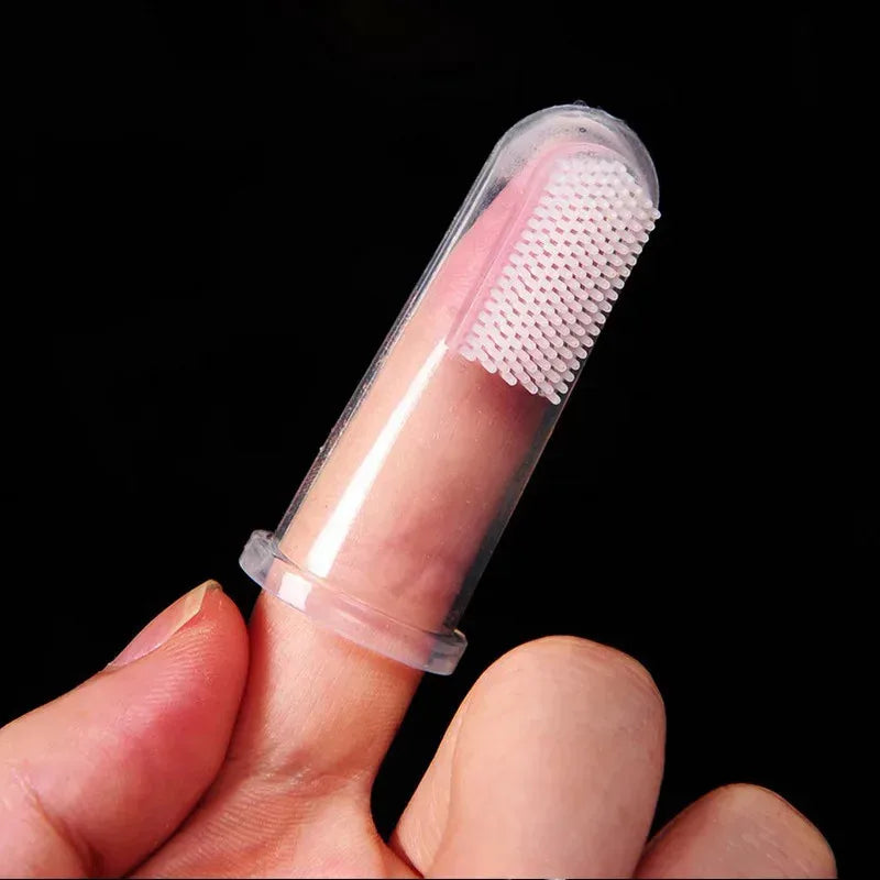 1/2/3/4pcs Silicone Finger Toothbrush Suitable For Dogs And Cats-Teeth Care Easy To Clean Teeth Cleaning Tool Oral Care Tool Oasis Select