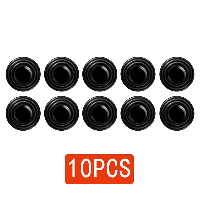 5-30pcs Car door pads shock-absorbing and silent mat anti-collision silicone door protector stickers buffer gasket accessory Oasis Select 10PCS-without logo