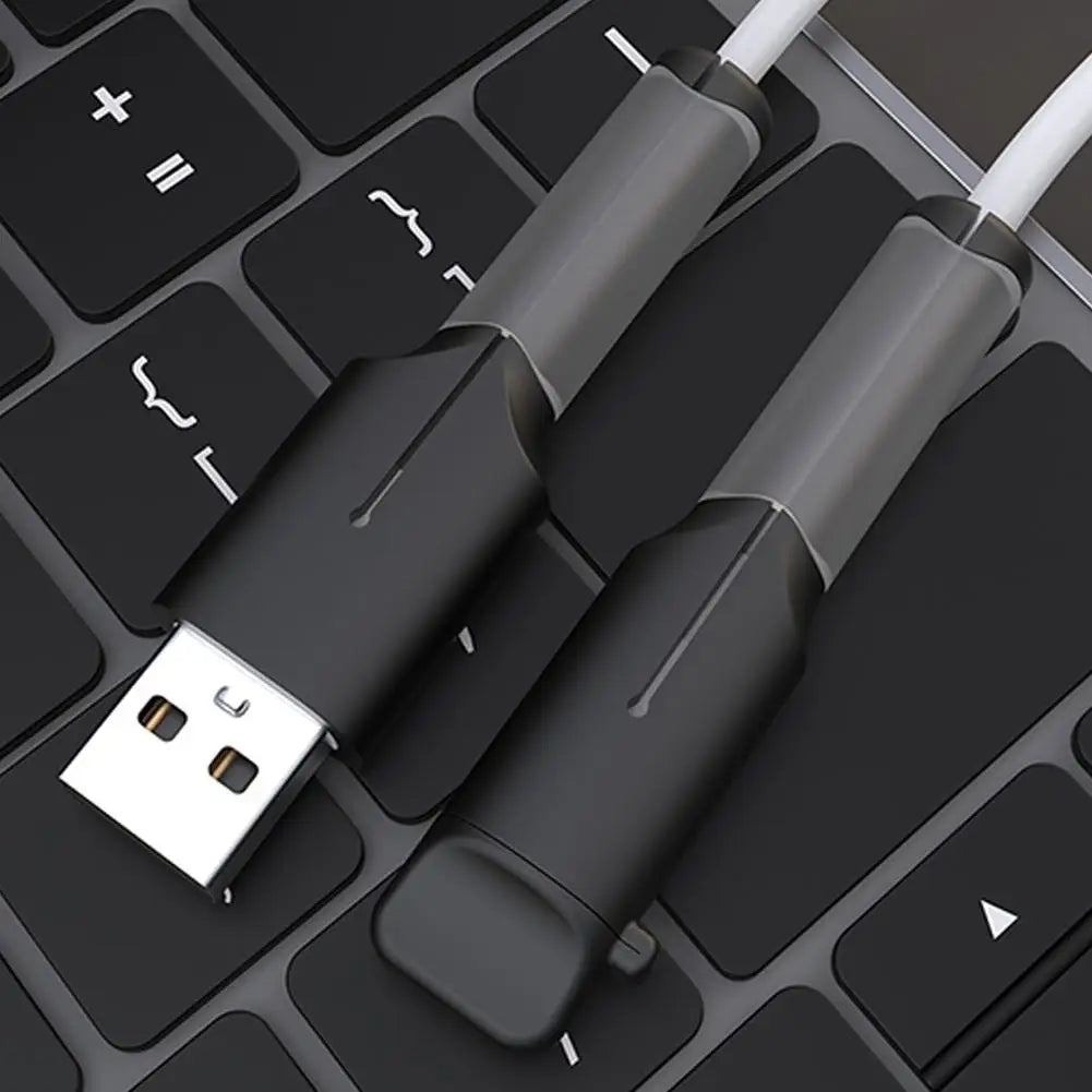 Silicone USB Cable Protector & Wire Winder – Micro/USB-C
