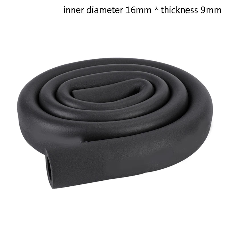 1.8M Rubber Foam Pipe Insulation Sleeve | Waterproof & Thermal