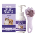 EelJoy No-Rinse Pet Dry Shampoo Foam + Brush 300ml Waterless Pet Shampoo Oasis Select 300ml