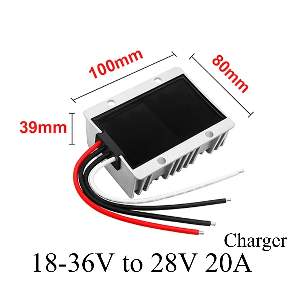 12V 24V to 28V 8A 5A 20A 9V-36V DC DC Charger used for 24V Lead-acid Battery Dual-battery System Boost-Buck Converter Oasis Select 18-36V to 28V 20A